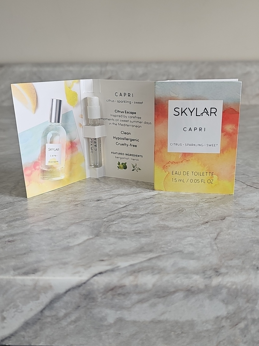 Lot Of 2 SKYLAR‎ Capri Perfume 1.5mL Sample Spray